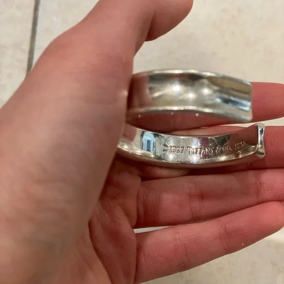 Tiffany & Co. Sterling Silver 1837 Cuff Bracelet - Picture 2 of 4